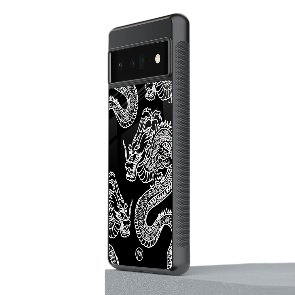 dragons back phone cover | glass case for google pixel 6 pro