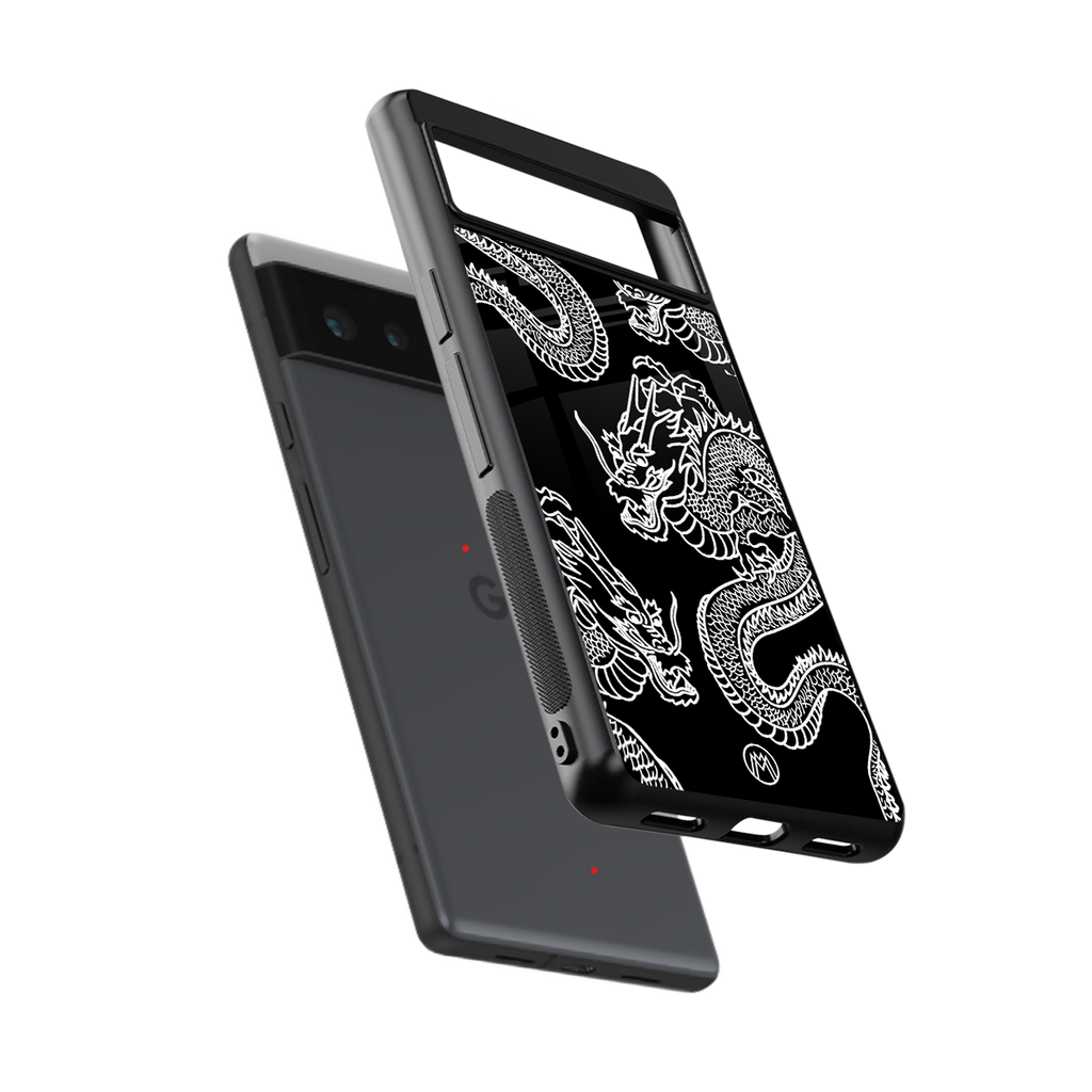 dragons back phone cover | glass case for google pixel 6