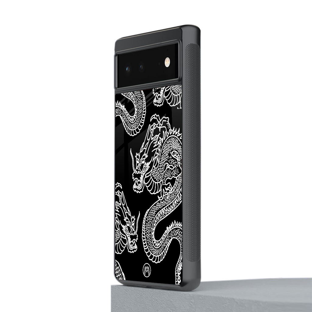 dragons back phone cover | glass case for google pixel 6