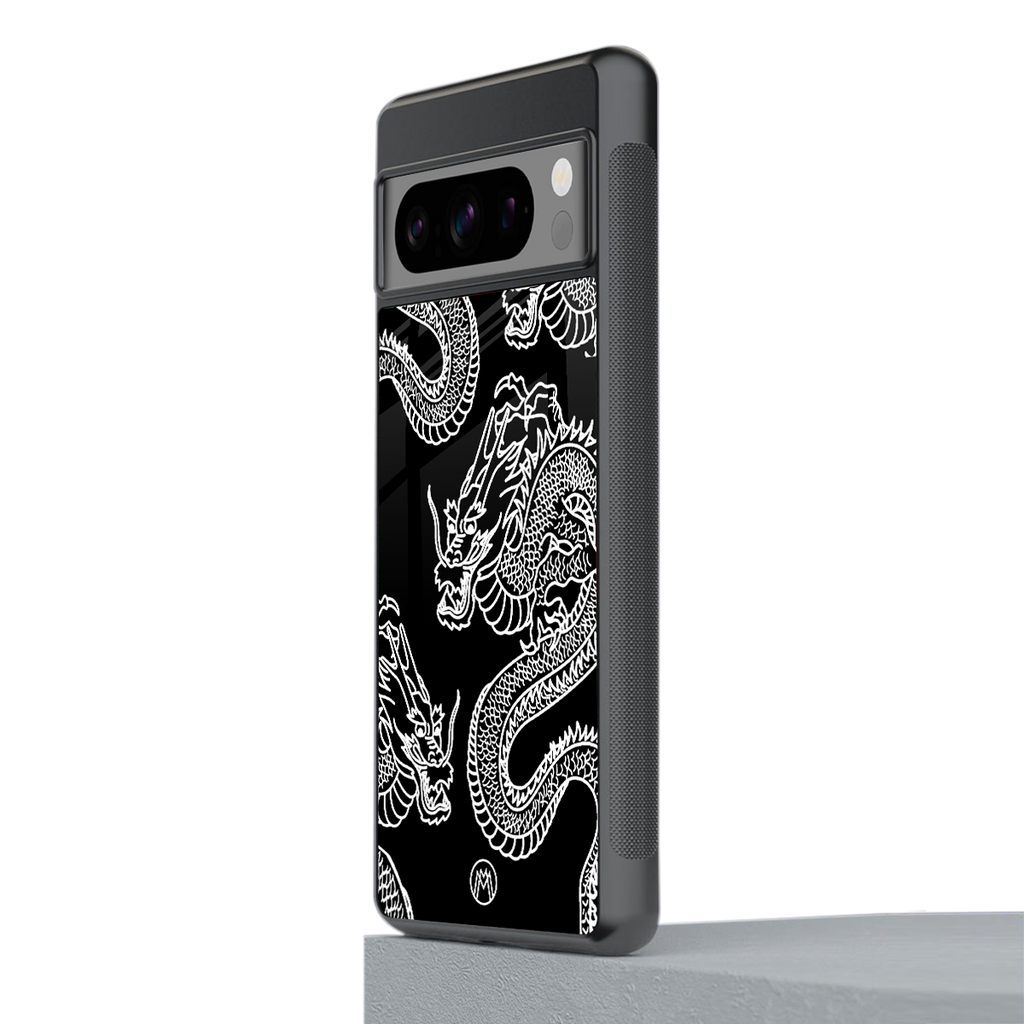 dragons back phone cover | glass case for google pixel 8 pro
