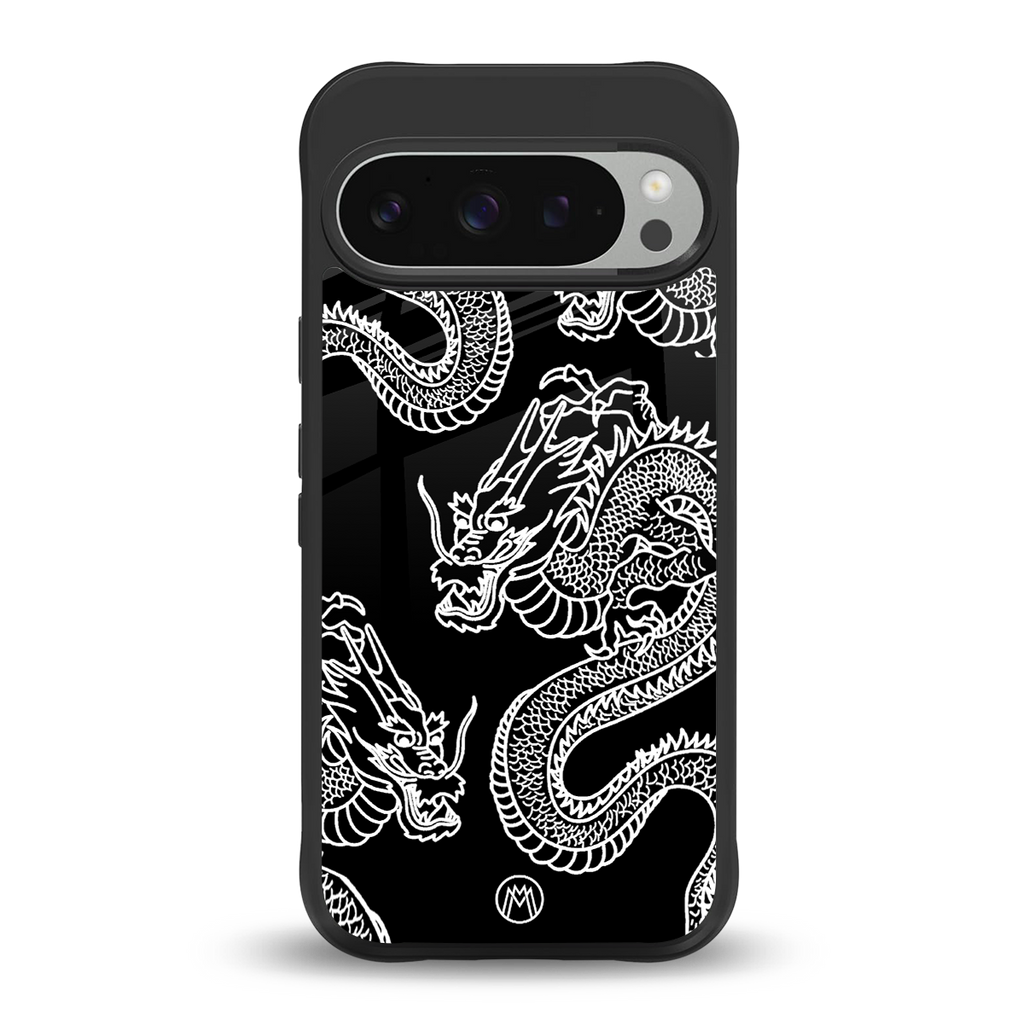 dragons back phone cover | glass case for google pixel 9 pro xl