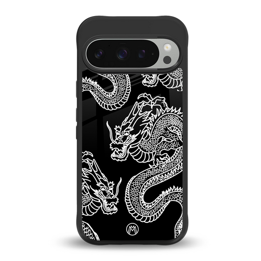 dragons back phone cover | glass case for google pixel 9 pro xl