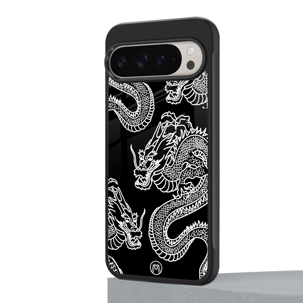 dragons back phone cover | glass case for google pixel 9 pro