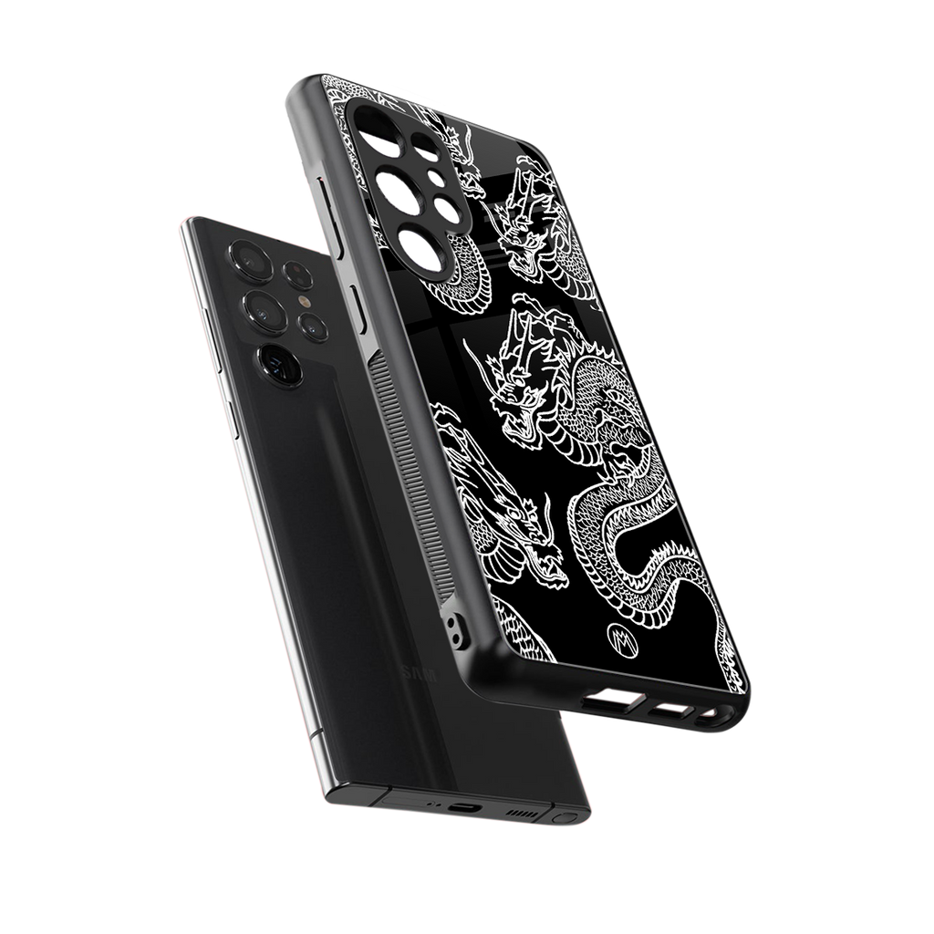 dragons back phone cover | glass case for samsung galaxy s25 ultra