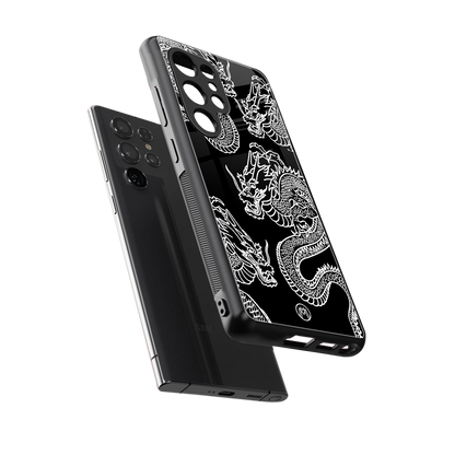 dragons back phone cover | glass case for samsung galaxy s25 ultra