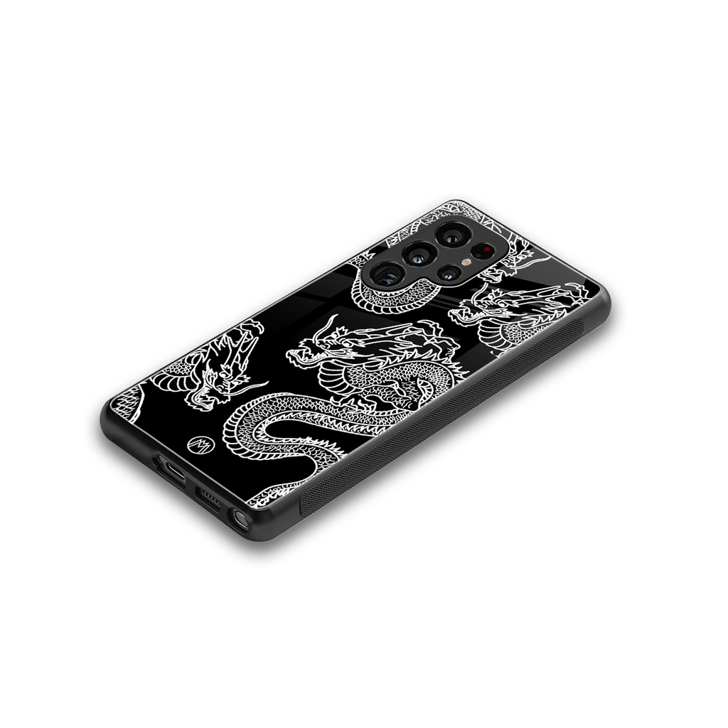 dragons back phone cover | glass case for samsung galaxy s25 ultra