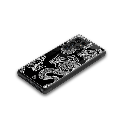 dragons back phone cover | glass case for samsung galaxy s25 ultra
