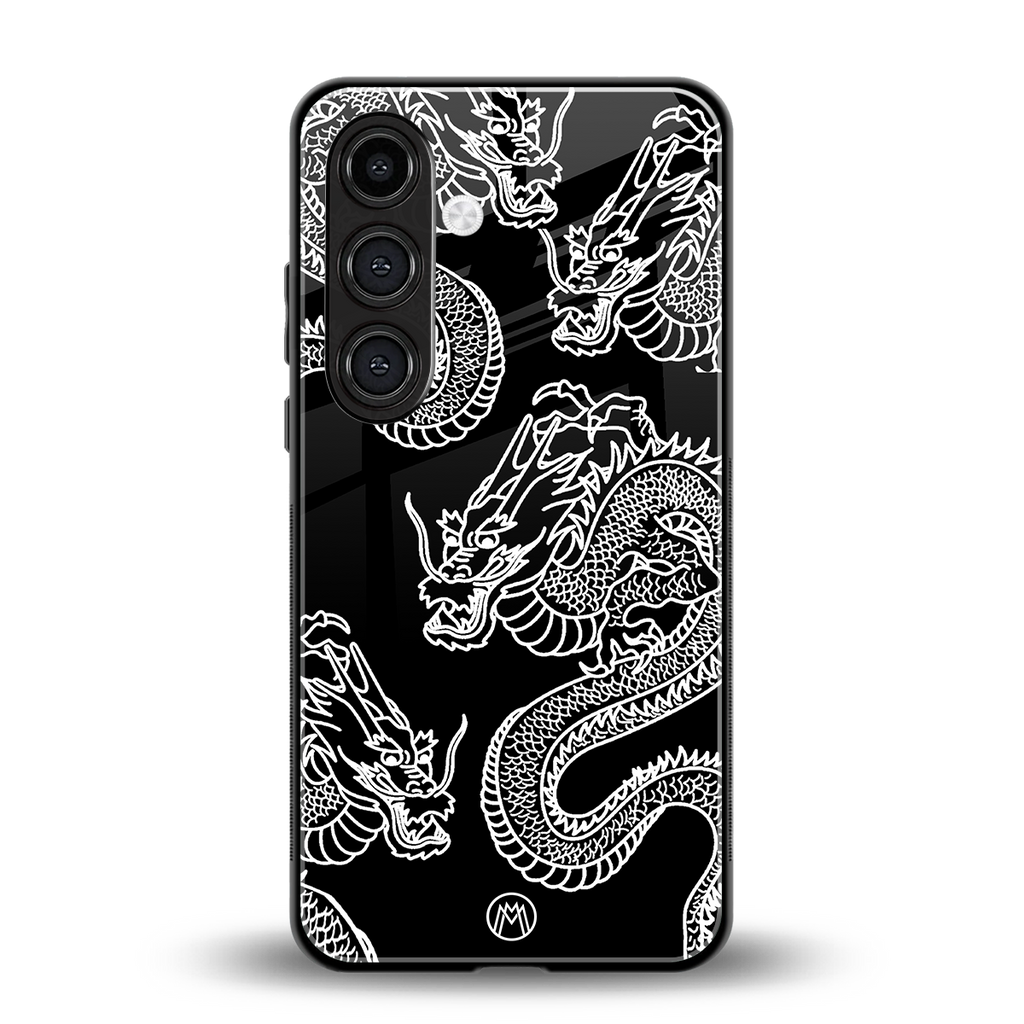 dragons back phone cover | glass case for samsung galaxy s25 plus