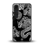 dragons back phone cover | glass case for samsung galaxy s24 fe