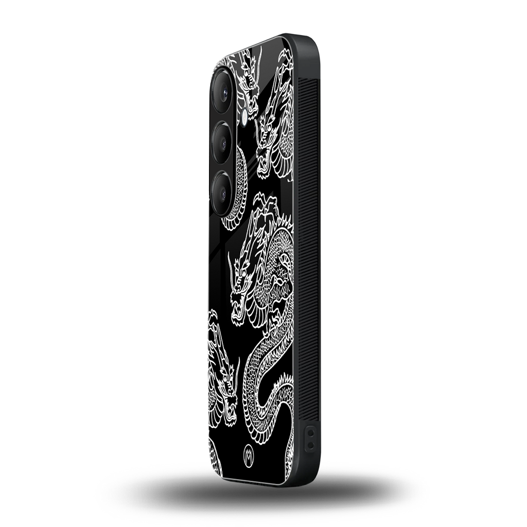 dragons back phone cover | glass case for samsung galaxy s24 fe