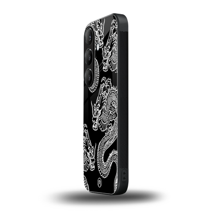 dragons back phone cover | glass case for samsung galaxy s23 fe