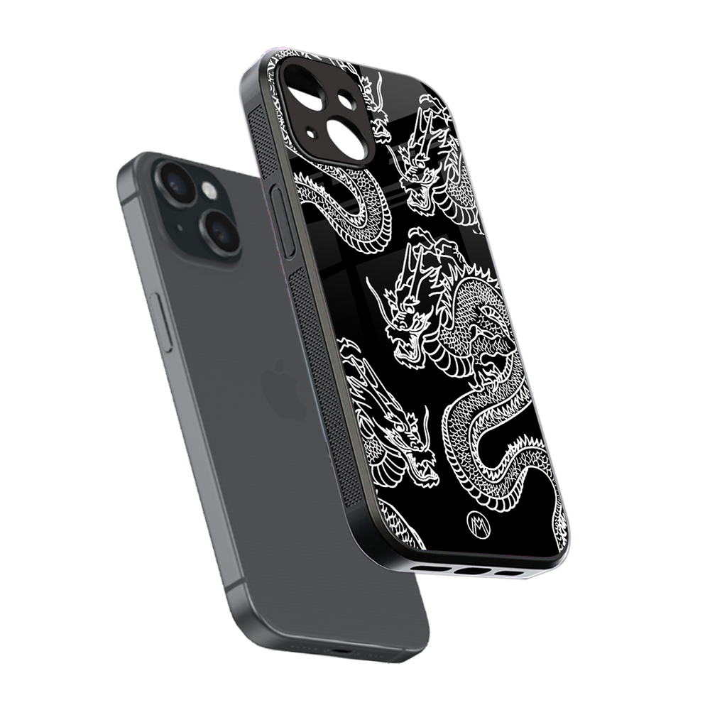 dragons back phone cover | glass case for iphone 15