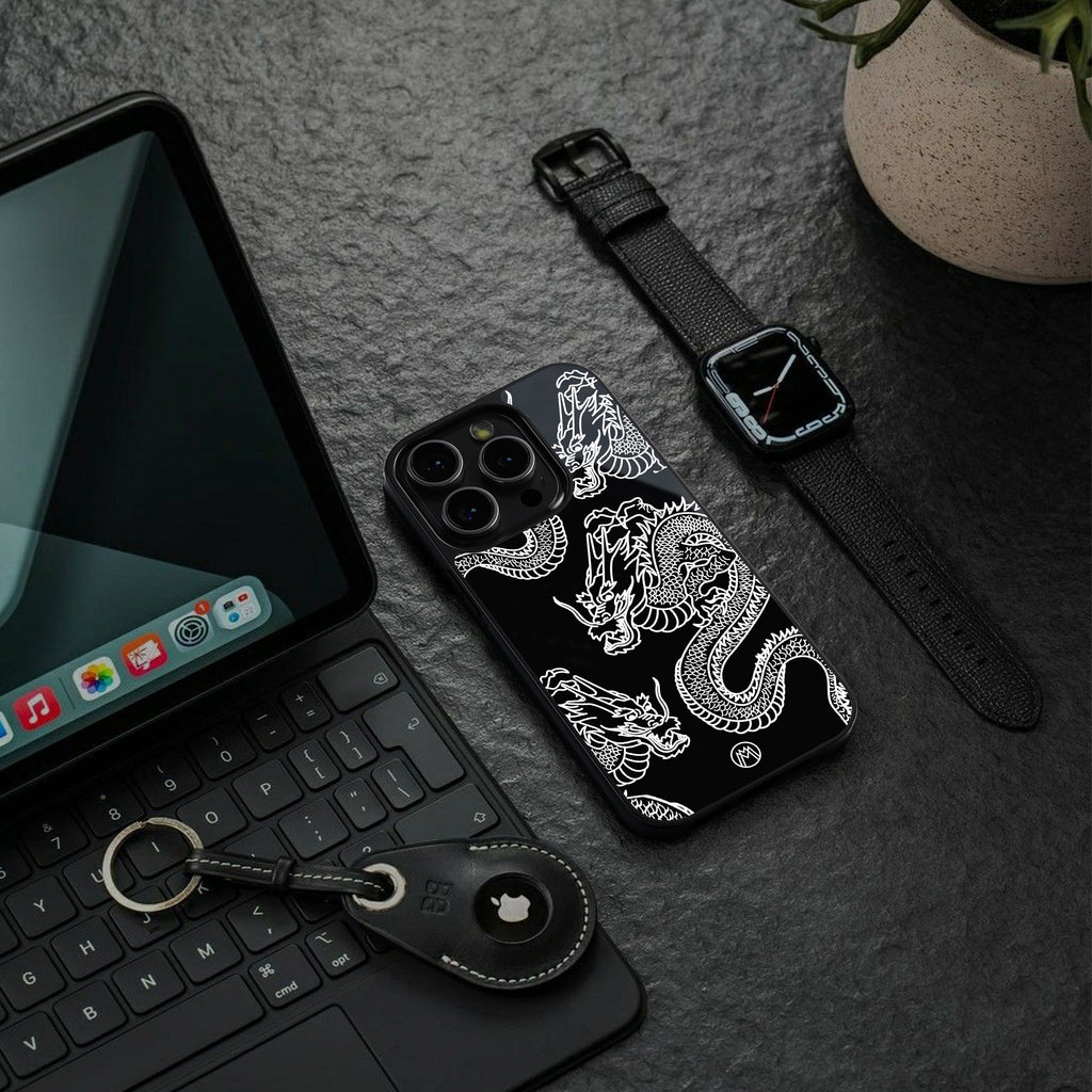 dragons back phone cover | glass case for Google Pixel 8