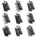 Durable Glass Back Mobile Case for iPhone, Samsung, OnePlus, Google Pixel, Redmi, Vivo, Oppo