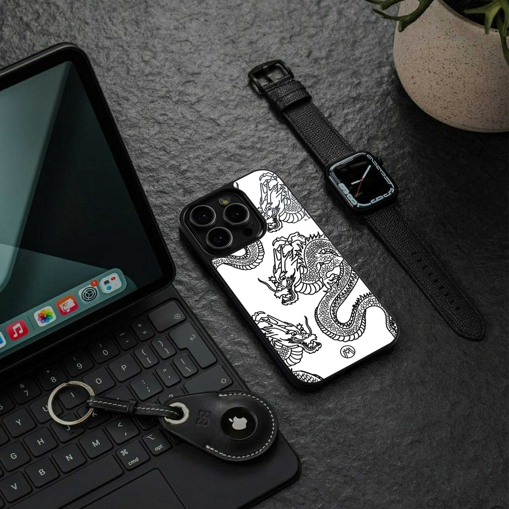 dragons lite back phone cover | glass case for samsung galaxy s23