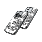 Protective Glass Back Phone Case Compatible with iPhone, Samsung, OnePlus, Pixel & More