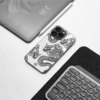 dragons lite back phone cover | glass case for iphone 16 pro