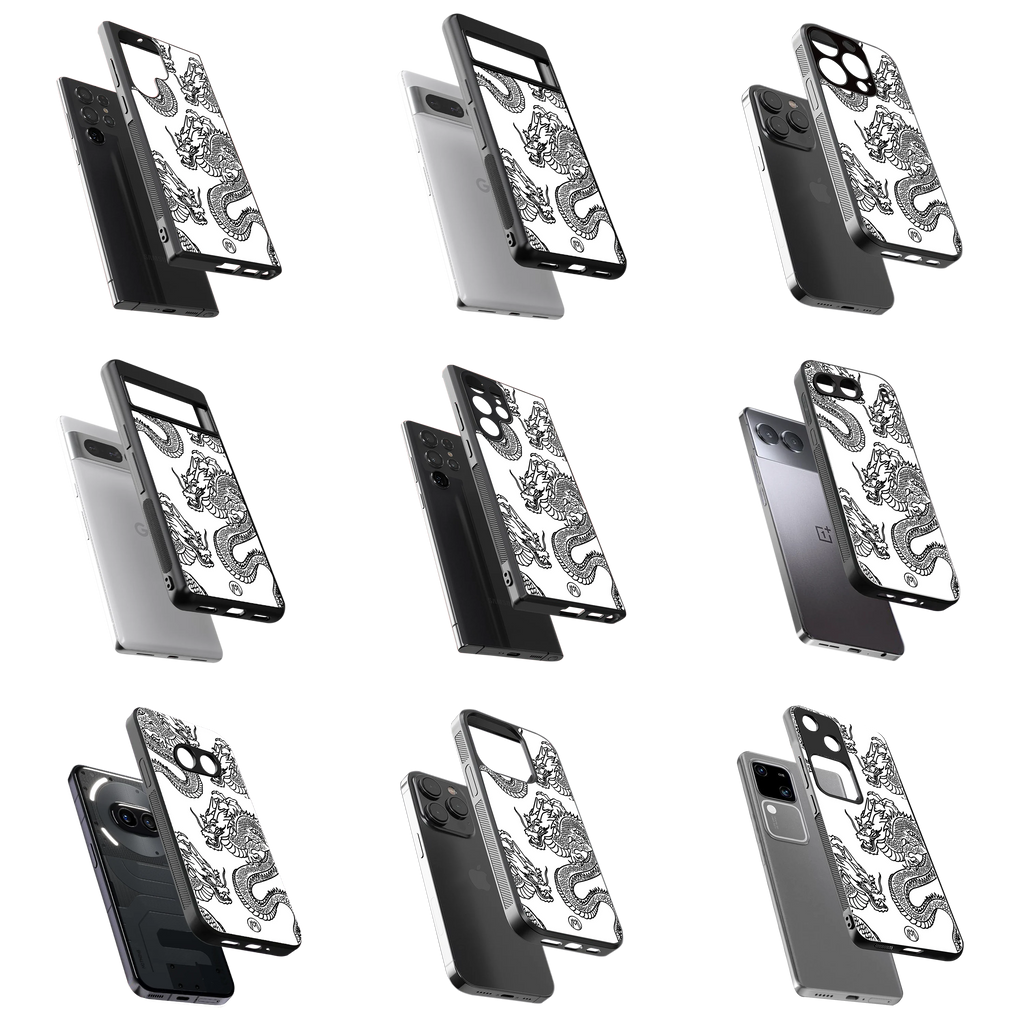 Durable Glass Back Mobile Case for iPhone, Samsung, OnePlus, Google Pixel, Redmi, Vivo, Oppo