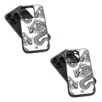 Trendy Glass Back Mobile Case for iPhone, Samsung, Redmi, OnePlus, Google Pixel, Motorola