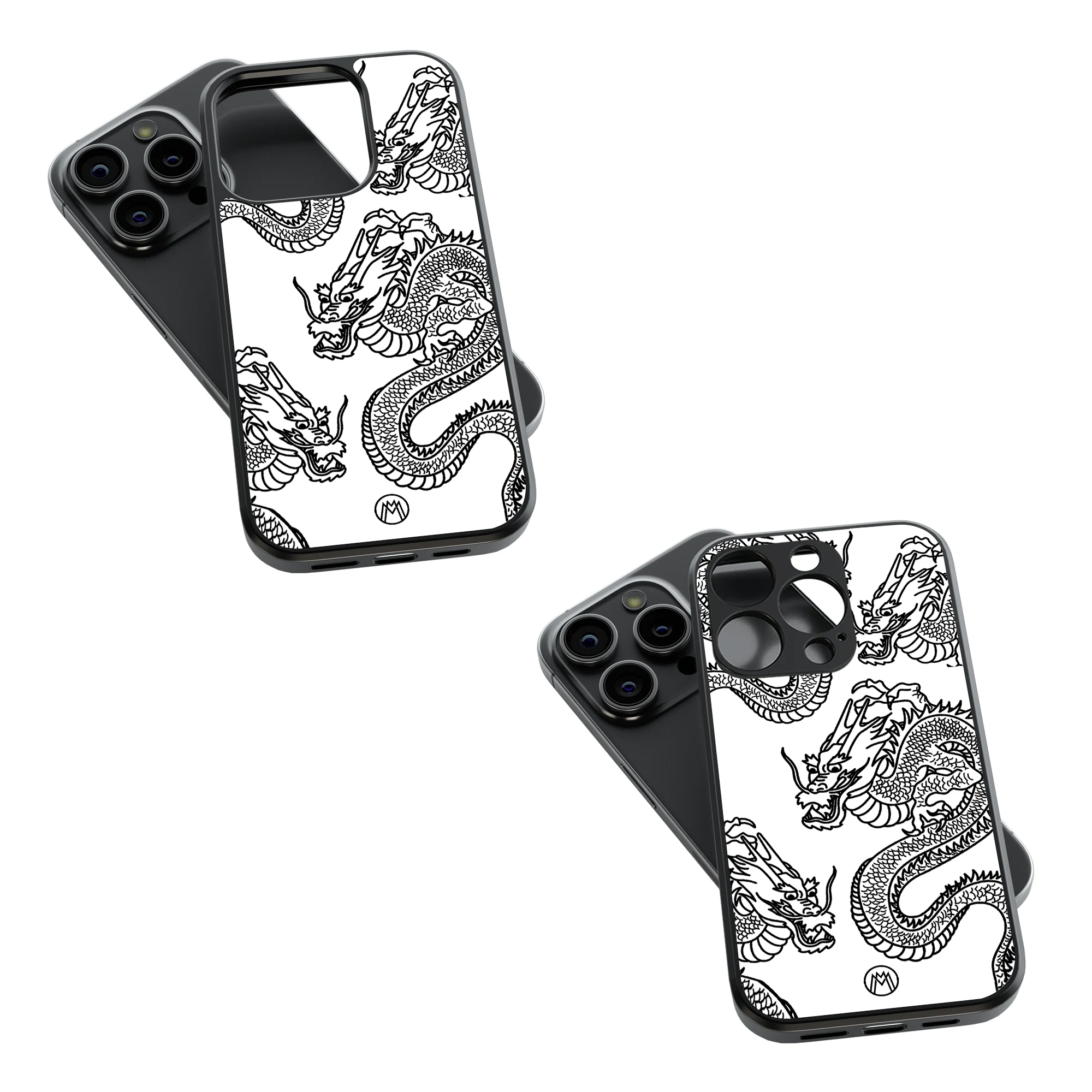 Trendy Glass Back Mobile Case for iPhone, Samsung, Redmi, OnePlus, Google Pixel, Motorola