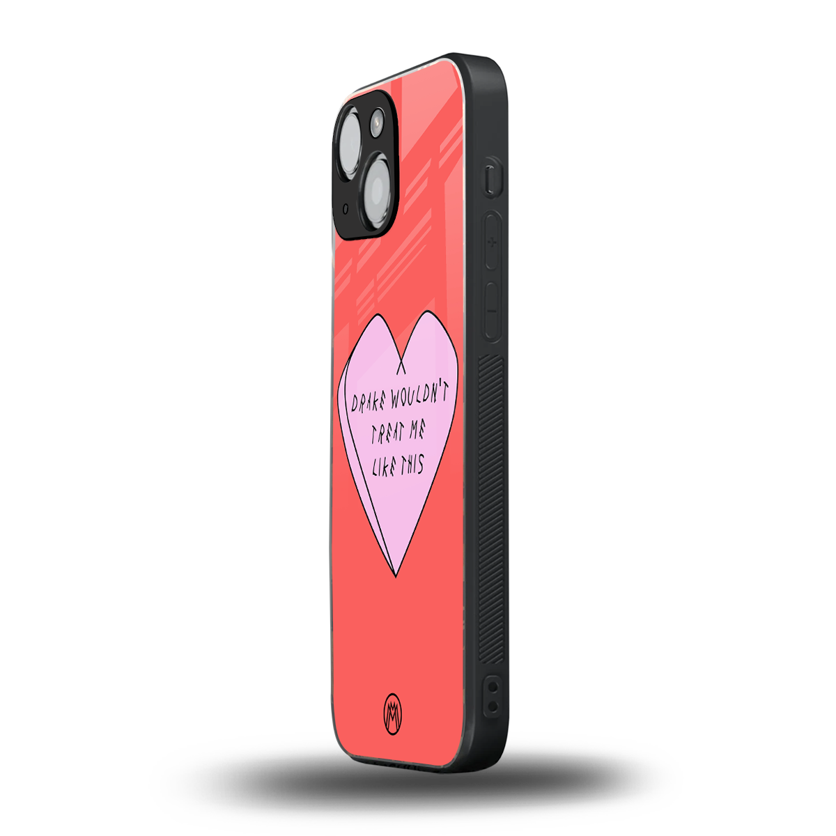 drake wouldn't treat me like this back phone cover | glass case for iphone 13 mini