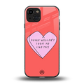 drake wouldn't treat me like this back phone cover | glass case for iphone 15