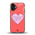 drake wouldn't treat me like this back phone cover | glass case for iphone 16 plus
