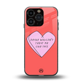 drake wouldn't treat me like this back phone cover | glass case for iphone 16 pro