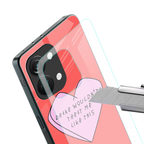 drake wouldn't treat me like this back phone cover | glass case for oneplus nord 3