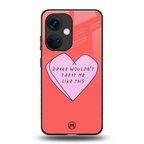 drake wouldn't treat me like this back phone cover | glass case for oneplus nord ce 3