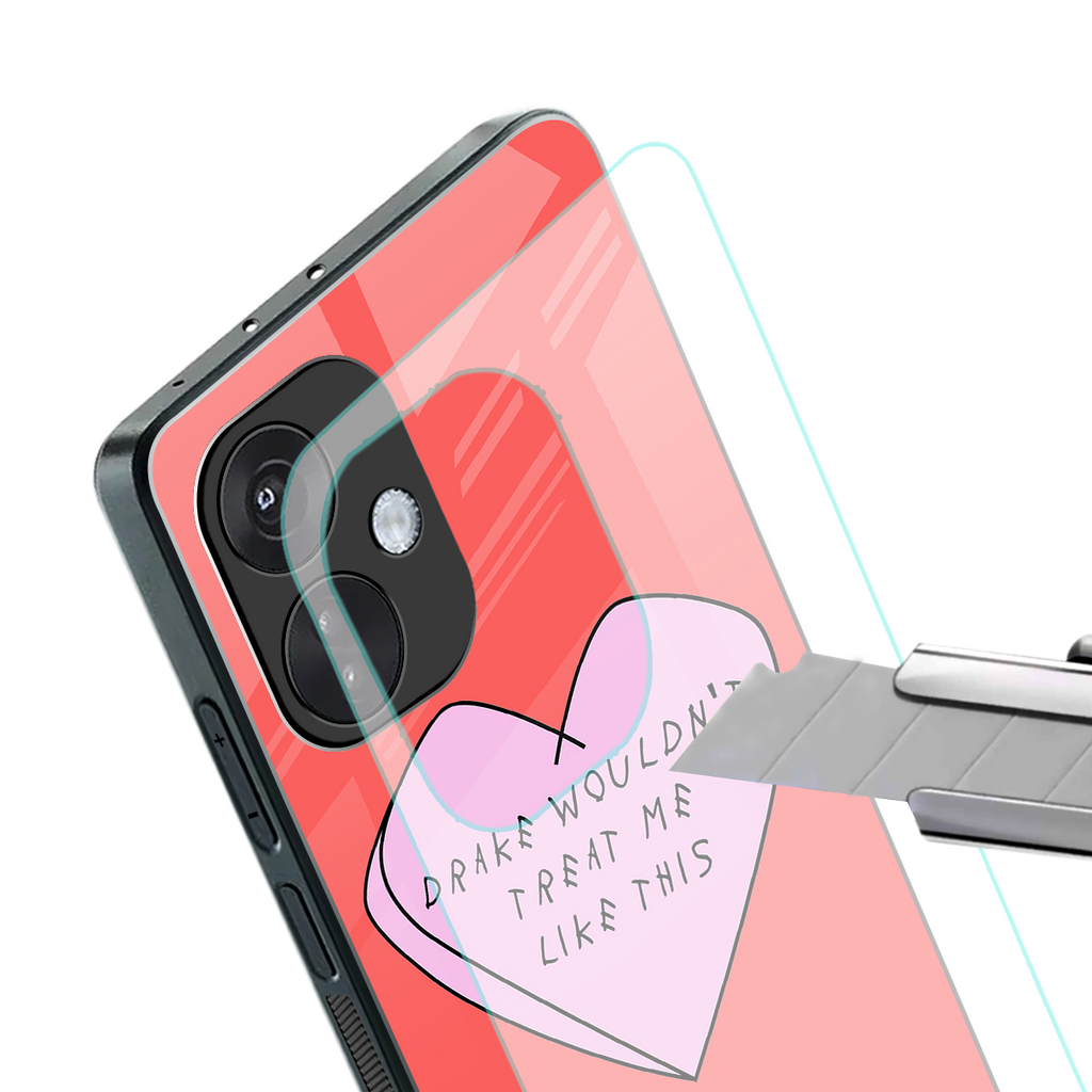 drake wouldn't treat me like this back phone cover | glass case for oneplus nord ce 3