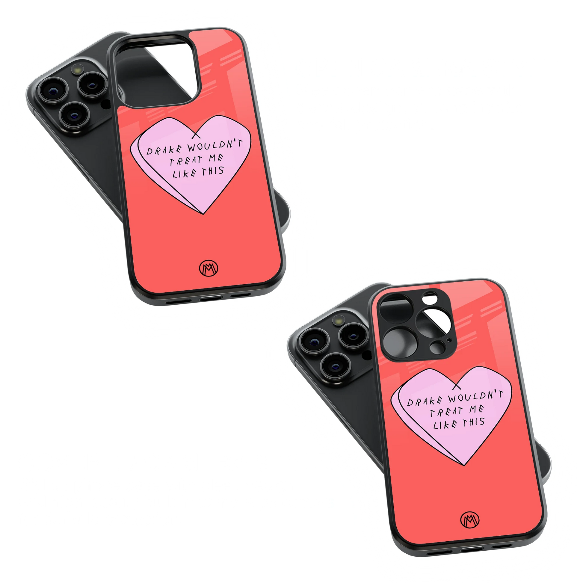 Trendy Glass Back Mobile Case for iPhone, Samsung, Redmi, OnePlus, Google Pixel, Motorola
