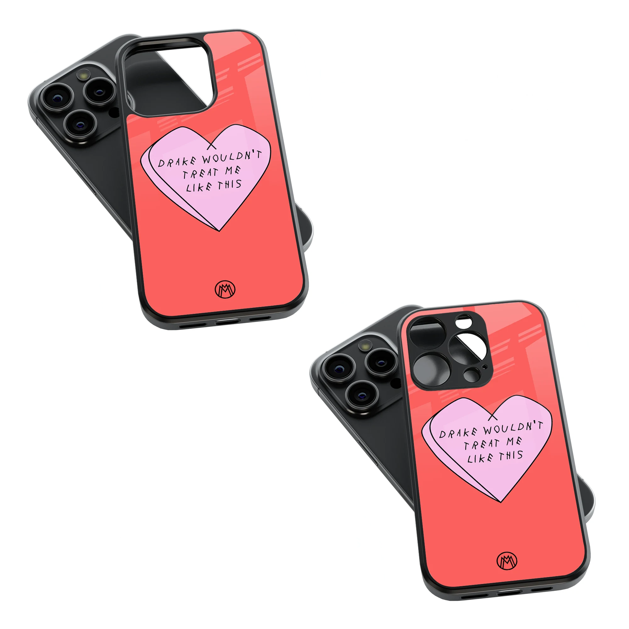 Trendy Glass Back Mobile Case for iPhone, Samsung, Redmi, OnePlus, Google Pixel, Motorola