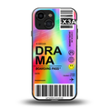 drama back phone cover | glass case for iphone 13 mini