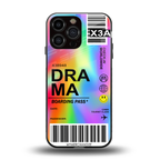 drama back phone cover | glass case for iphone 13 pro max
