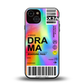 drama back phone cover | glass case for iphone 13