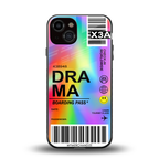 drama back phone cover | glass case for iphone 13