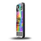 drama back phone cover | glass case for iphone 15 plus