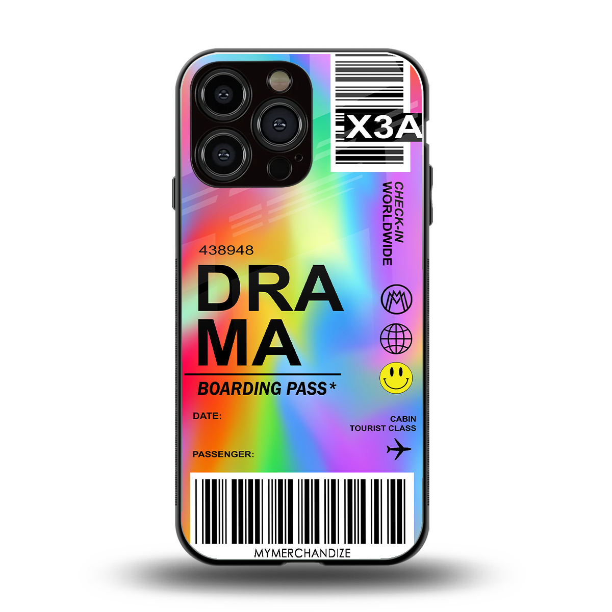 drama back phone cover | glass case for iphone 14 pro max