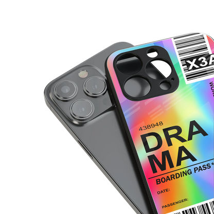 drama back phone cover | glass case for iphone 14