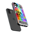 drama back phone cover | glass case for iphone 16
