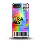 drama back phone cover | glass case for iphone 16e