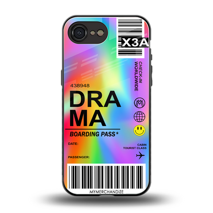drama back phone cover | glass case for iphone 16e