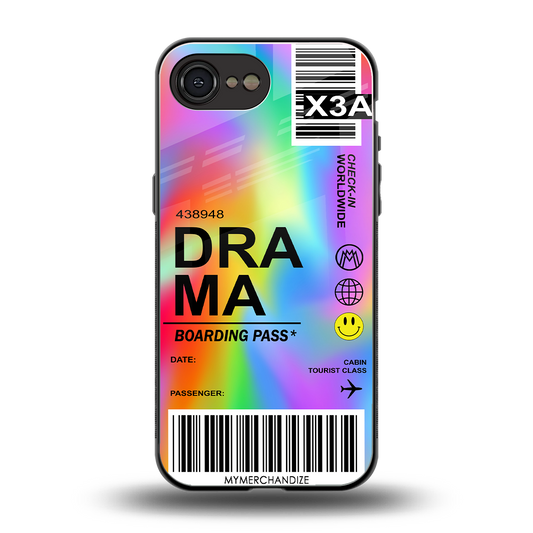 drama back phone cover | glass case for iphone 16e