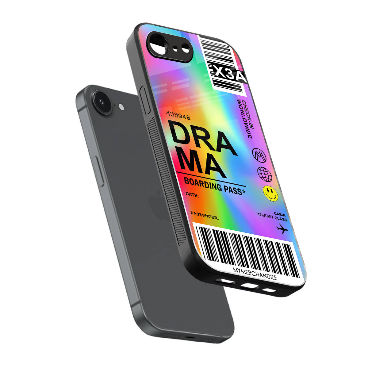 drama back phone cover | glass case for iphone 16e