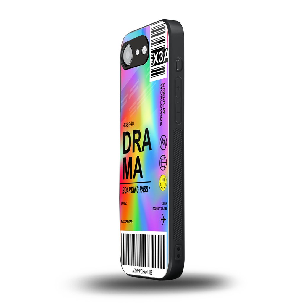 drama back phone cover | glass case for iphone 16e