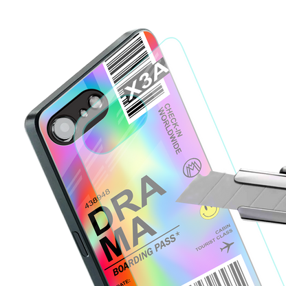 drama back phone cover | glass case for iphone 16e