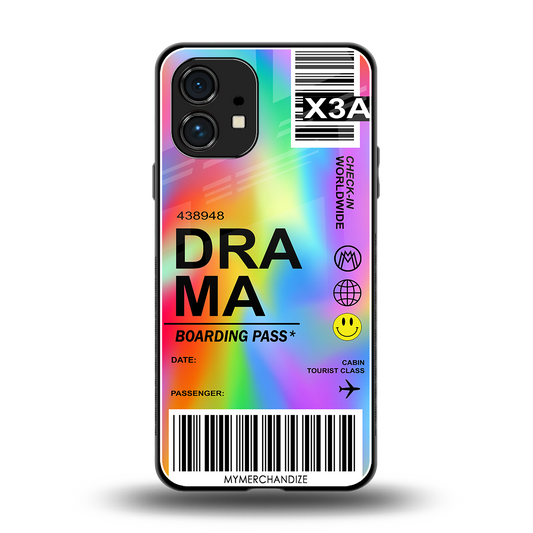 drama back phone cover | glass case for nothing phone 1