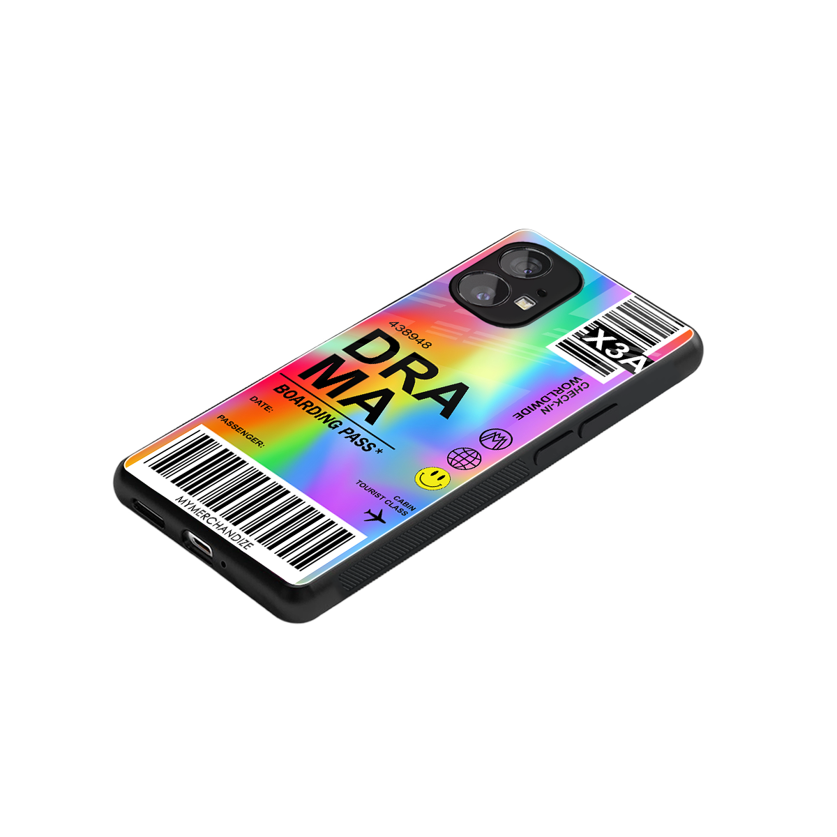 drama back phone cover | glass case for nothing phone 1