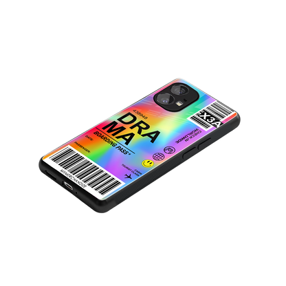 drama back phone cover | glass case for nothing phone 1